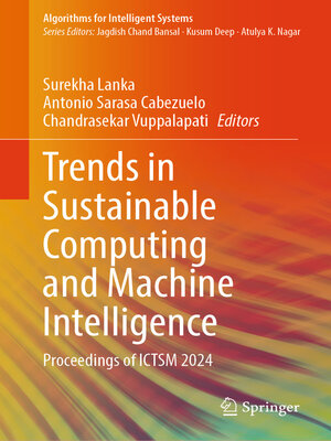 cover image of Trends in Sustainable Computing and Machine Intelligence